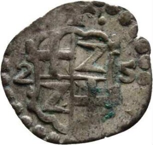 Münze, Pfennig, 1625