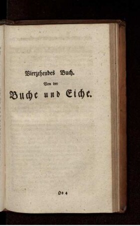 Vierzehendes Buch.