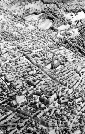 Freiburg: Planungsamt; Freiburg-Modell, Vorkriegszustand