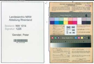 Entnazifizierung Peter Genster , geb. 19.05.1903 (Dachdecker)
