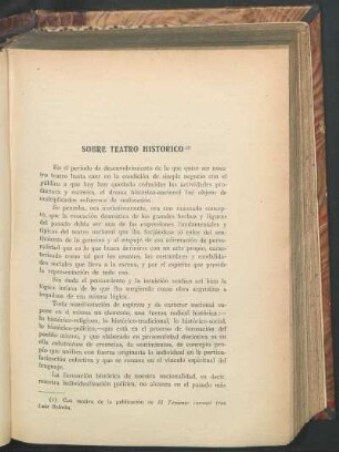 Sobre teatro histórico