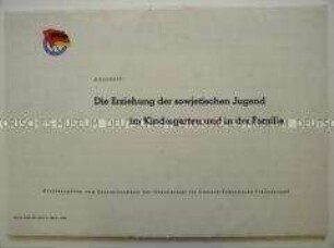 Bildserie des Zentralvorstandes der DSF über die Erziehung der Kinder in der UdSSR