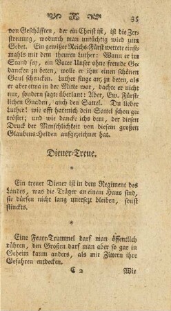 Diener-Treue
