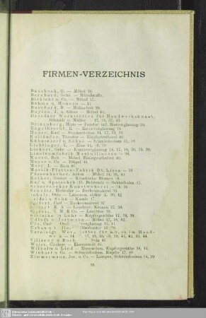 Firmen-Verzeichnis