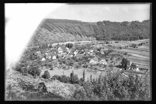 Blick von oben auf Waldenhausen