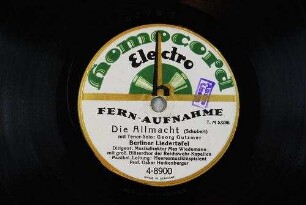 Die Allmacht / (Schubert)