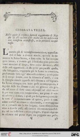 Giornata terza