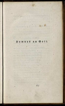 Hymnus an Gott.