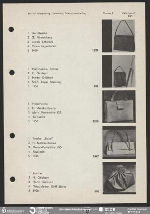 8/3: Handtaschen
