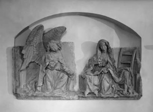 Grabmal des Bischofs Siegfried III. von Venningen — Verkündigung an Maria