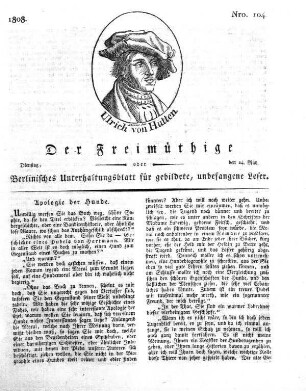 Nro. 104, Dienstag, den 24. May 1808