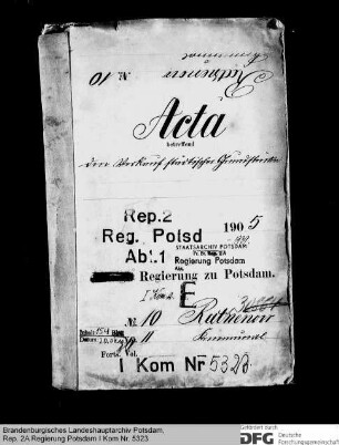 Verkauf städtischer Grundstücke in Rathenow
