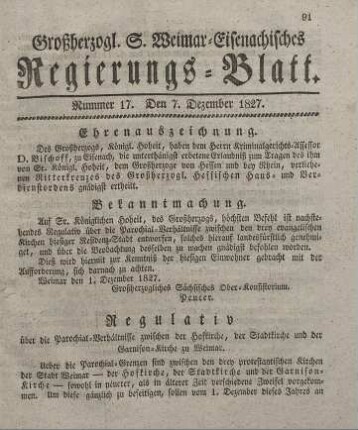 Nr. 17 : 7. Dezember 1827