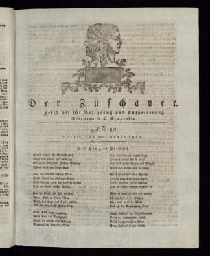 No. 10 - 22. Januar 1822
