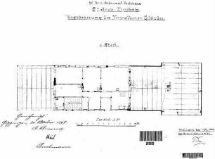 Ebersbach (Fils): Empfangsgebäude Grundriss 1.Stock