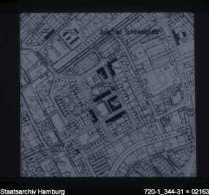 Wohnstraßen in Hamburg: Winterhude, Schinkelplatz (Plan)