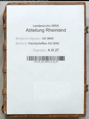 Kleve: Geschäftsregister Herzog Johanns II. (Bd. XXI)