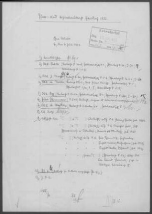 Gaildorf: Visitationsbericht mit Pfarrbericht 1952