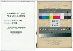 Entnazifizierung Wilhelm Lechtenfeld , geb. 04.11.1909 (Buchhalter)