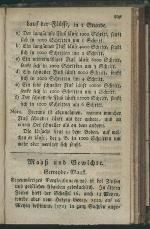 Maaß und Gewichte
