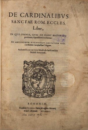 De cardinalibus Sanctae Romanae ecclesiae liber