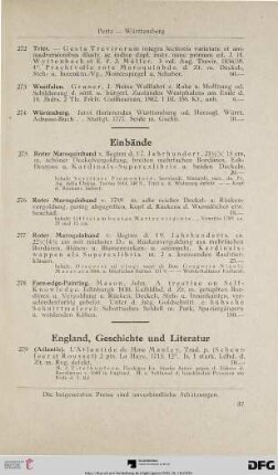 Einbände (Nr. 275-278)
