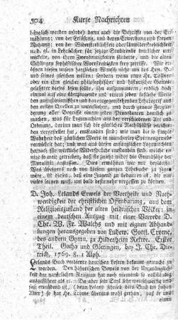 Erweis der Vortheile und Nothwendigkeit der christlichen Offenbarung. T.1.