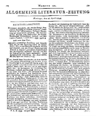 Die Himmelsburg oder neuer Schlüssel zur Unsterblichkeit. Leipzig: Kleefeld 1797 Auch u. d. T.: Unterhaltung eines Kosmopoliten mit einem einsamen Berg-Bewohner über Transorganisation und Unsterblichkeit