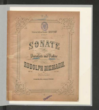 Sonate : für Pianoforte und Violine ; op. 18