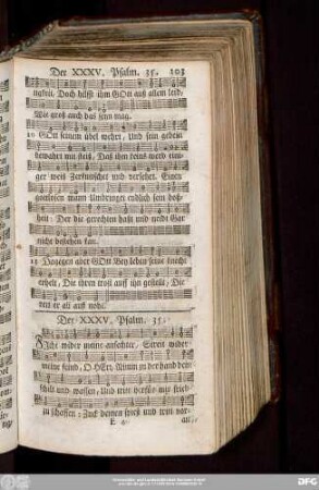 Der XXXV. Psalm. 35.