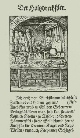 Der Holzdrechsler, Amman 1568