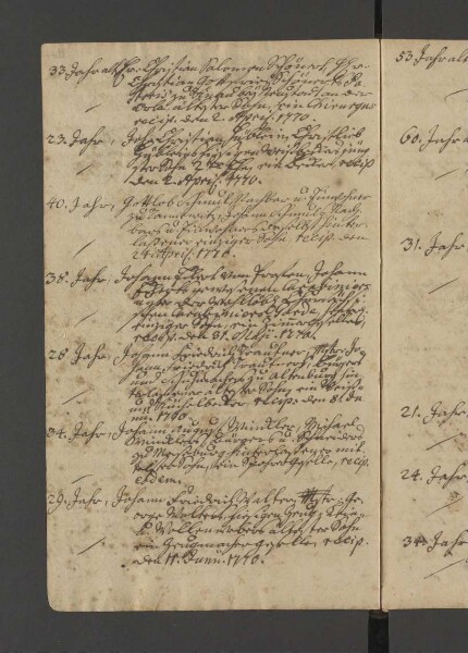 Bürgerbuch der Stadt Zeitz - 1701-1801
