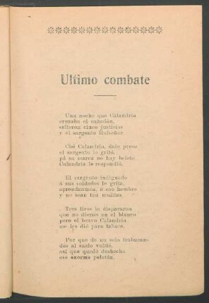 Último combate