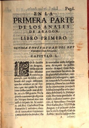 Los anales de Aragon