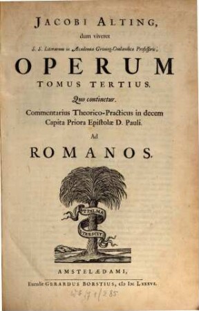 Opera omnia theologica, 3