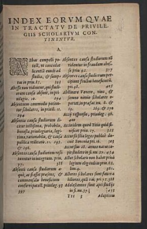 Index scholarium