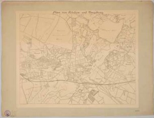 Plan von Potsdam und Umgebung