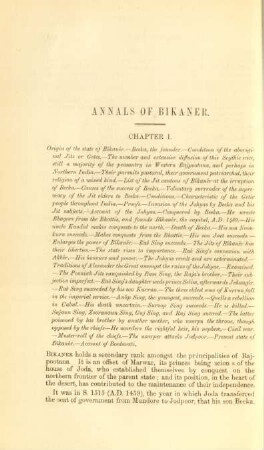 Annals of Bikaner