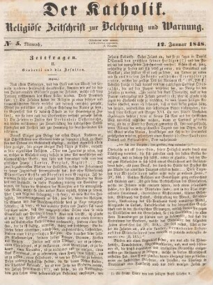 17-19 Zeitfragen : II. Gioberti und die Jesuiten (Schluß)