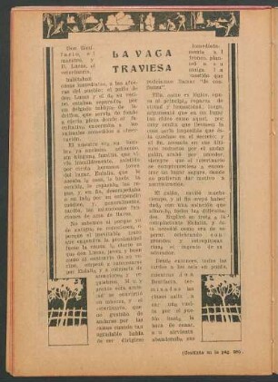 La vaca traviesa