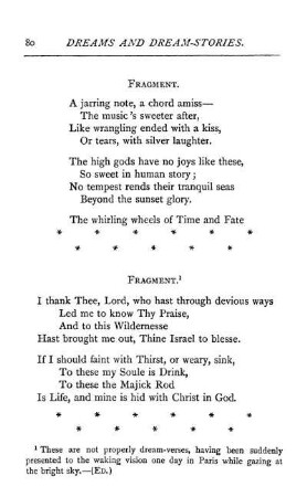 III. Fragment