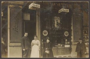 Ansichtskarte Restauration, Friedrichstraße