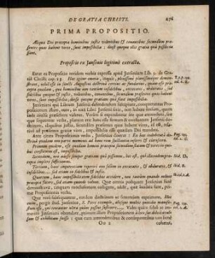 291-308, Prima Propositio.
