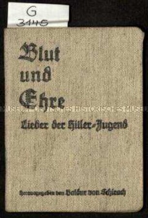 Liederbuch für die Hitler-Jugend