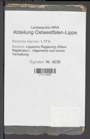 Gemeinheitsteilung im Dorf Stadenhausen
