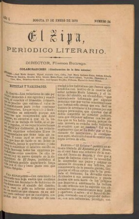 1878,1,24: año 1, número 24 (17 de enero de 1878)