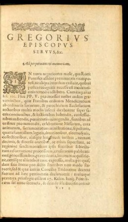 Gregorius Episcopus Servus, &c.