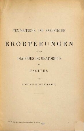 Jahresbericht des Landesobergymnasiums zu Leoben : veröffentlicht am Schlusse des Schuljahres .... 1886