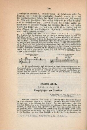Fünftes Capitel - Tongeschlechter und Tonleitern