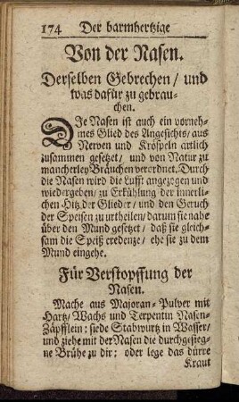 Von der Nasen.